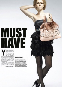 Тональная сумка с заклепками