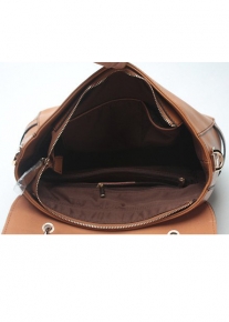 Актуальная сумка портфель с металлическими элементами