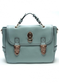 Актуальная сумка портфель с металлическими элементами