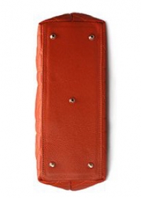 Стеганая сумка из натуральной кожи