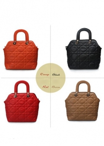 Стеганая сумка из натуральной кожи