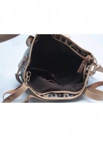 Кожаная леопардовая сумка