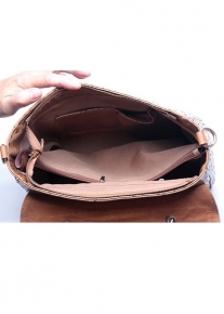 Кожаная фактурная сумка портфель
