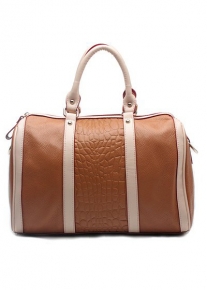 Кожаная сумка в спортивном стиле