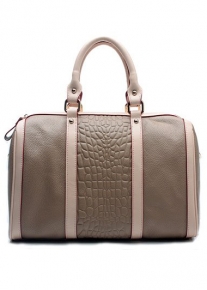 Кожаная сумка в спортивном стиле