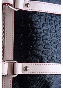 Кожаная сумка в спортивном стиле