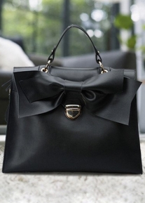 Оригинальная сумка портфель с бантом