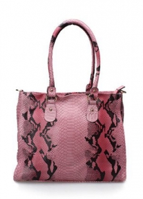 Эффектная кожаная сумка через плечо