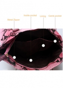 Эффектная кожаная сумка через плечо