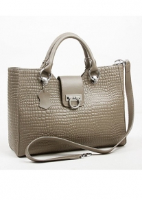 Фактурная кожаная сумка