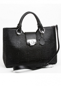 Фактурная кожаная сумка