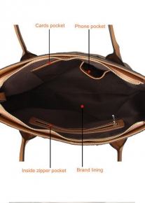 Сумка с тиснением под рептилию из натурально кожи