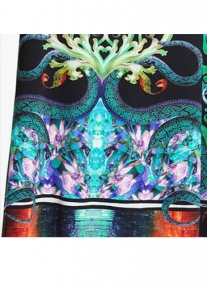 Длинное платье с орнаментом Emilio Pucci