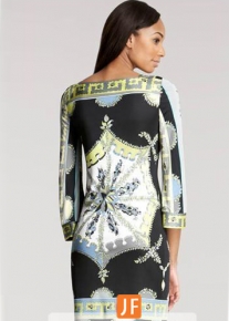 Эффектное платье с узорным принтом  Emilio Pucci