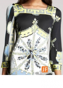 Эффектное платье с узорным принтом  Emilio Pucci
