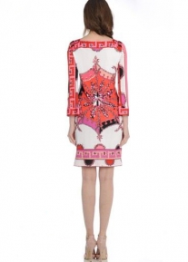 Эффектное платье с узорным принтом  Emilio Pucci