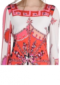 Эффектное платье с узорным принтом  Emilio Pucci