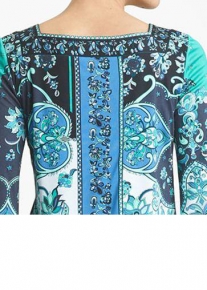 Платье в сине-бирюзовых тонах Emilio Pucci