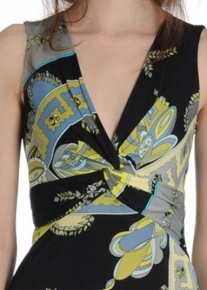 Платье с переплетающейся областью декольте Emilio Pucci