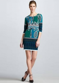 Платье с оригинальным орнаментом Emilio Pucci