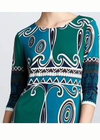 Платье с оригинальным орнаментом Emilio Pucci