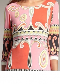 Платье с оригинальным орнаментом Emilio Pucci