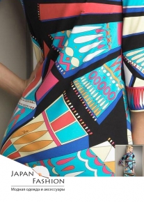 Эффектное платье с радужным орнаментом Emilio Pucci