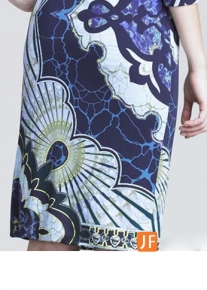 Платье с эффектным асимметричным поясом Emilio Pucci