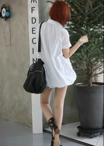 Рубашка свободного кроя