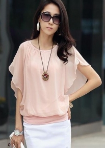 Легкая шифоновая блузка