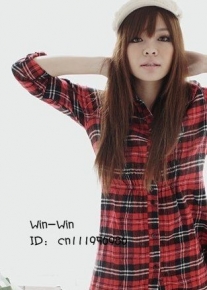 Рубашка в клеточку на резинке