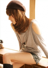 Пуловер с рукавами 