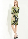 Красивое платье с фрактальным орнаментом Emilio Pucci