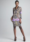 Эффектного кроя платье с орнаментом Emilio Pucci