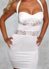 Белое гипюровое платье